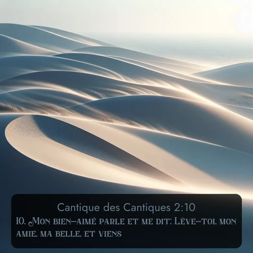 Segond Cantique des Cantiques  ; image nature: image avec le verset biblique :Mon bien-aimé parle et me dit: Lève-toi, mon amie, ma belle, et viens! ;  ; 2:10