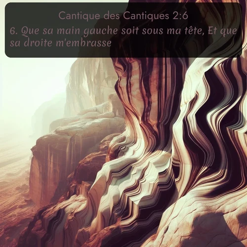 Segond Cantique des Cantiques  ; image nature: image avec le verset biblique :Que sa main gauche soit sous ma tête, Et que sa droite m&#039;embrasse! - ;  ; 2:6