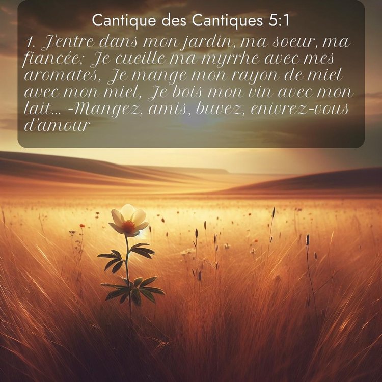 image nature avec verset biblique de la Bible
