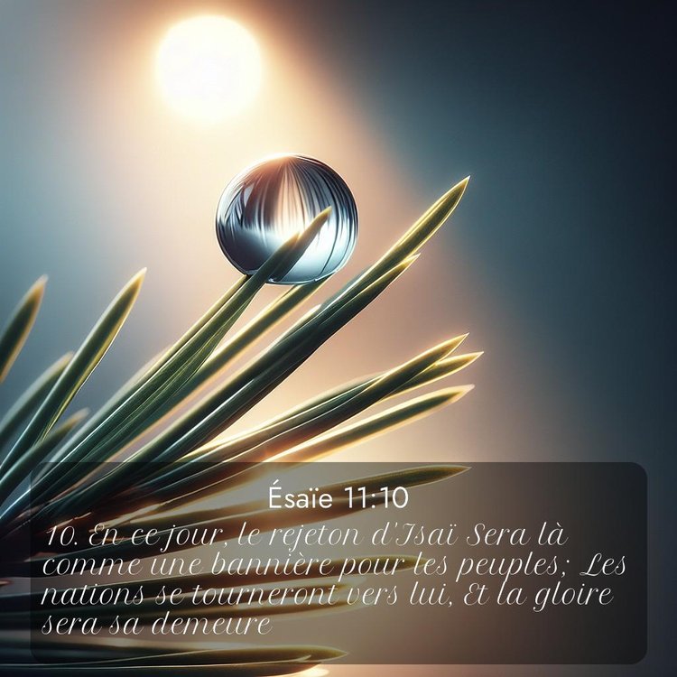 Segond Ésaïe 11:10