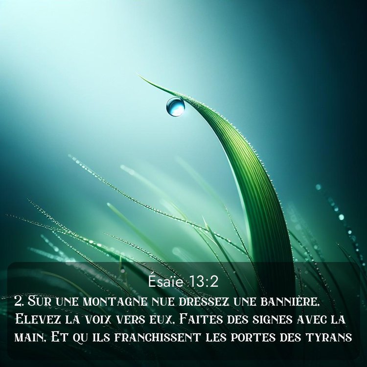 image nature avec verset biblique de la Bible