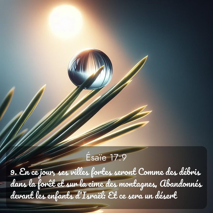 Segond Ésaïe 17:9