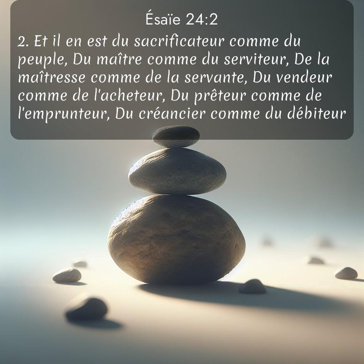 Segond Ésaïe 24:2