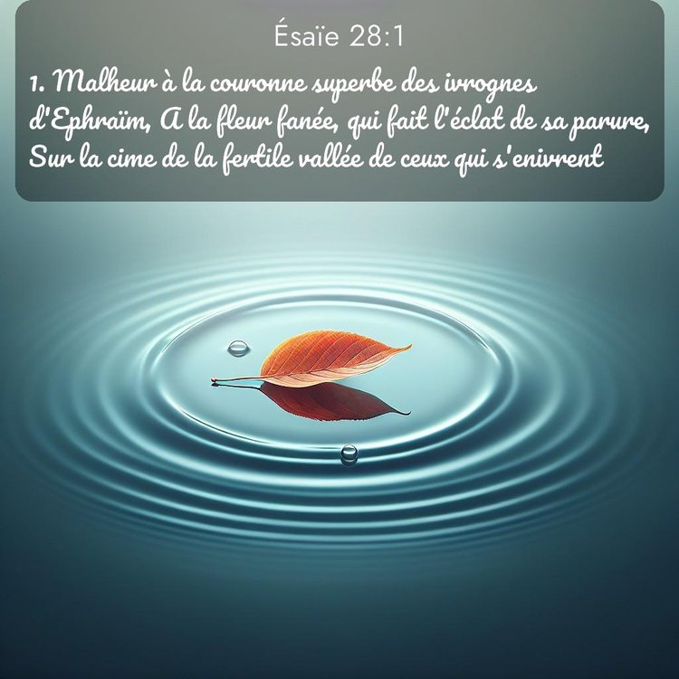 image nature avec verset biblique de la Bible