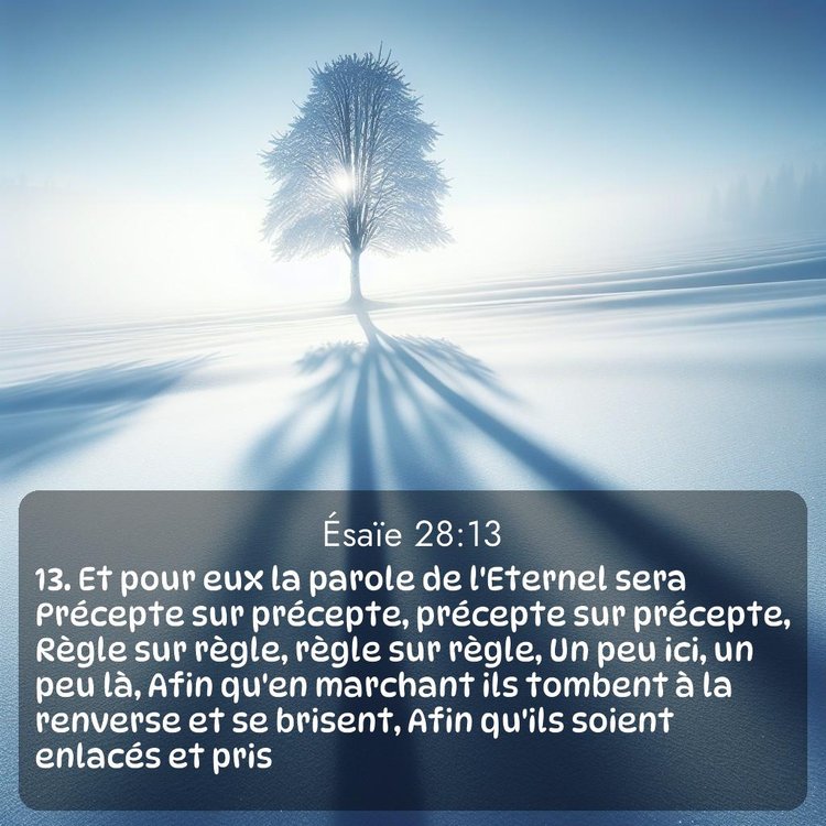 image nature avec verset biblique de la Bible