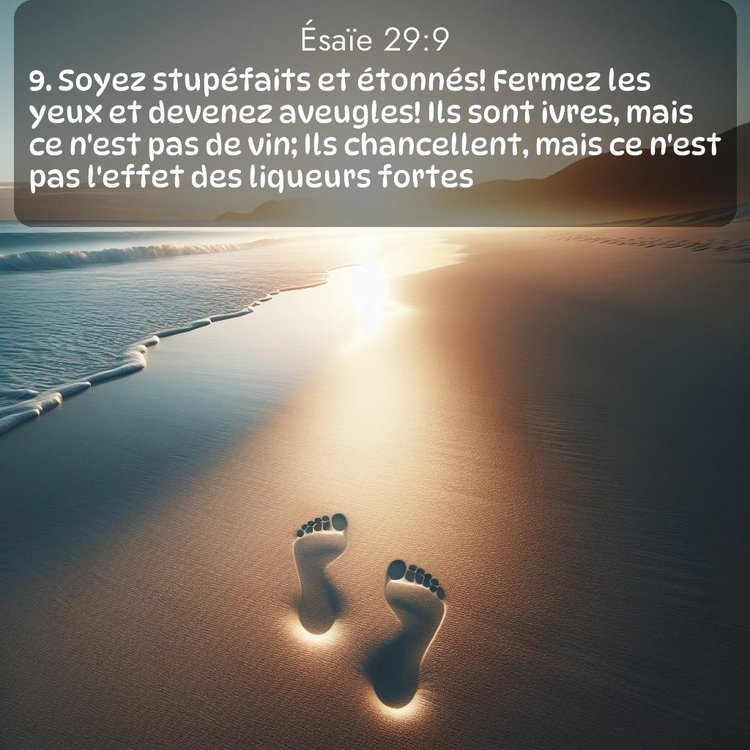 Segond Ésaïe 29:9