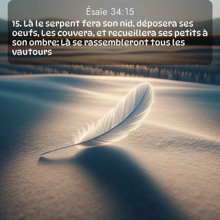 Segond Ésaïe 34:15