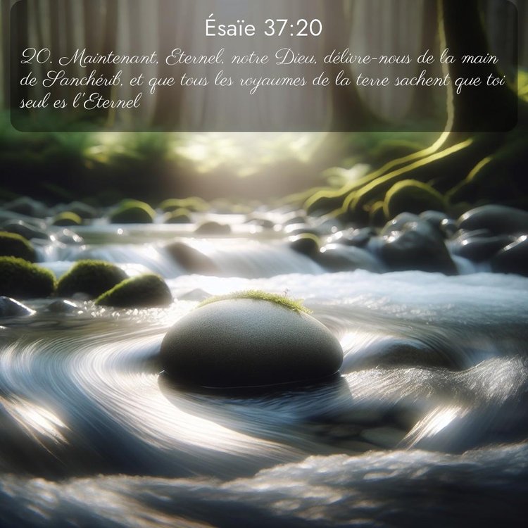 Segond Ésaïe 37:20