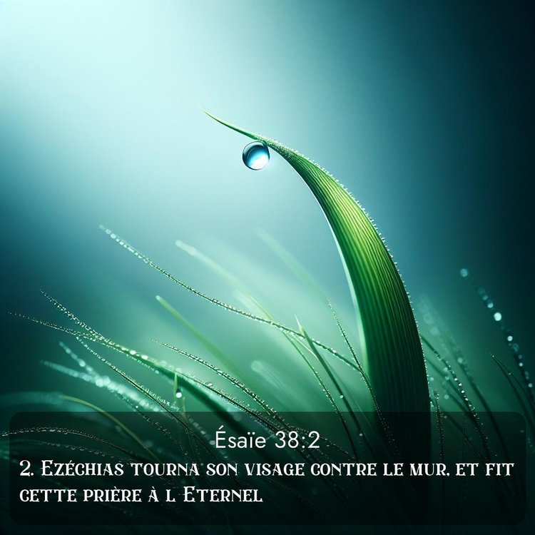 Segond Ésaïe 38:2