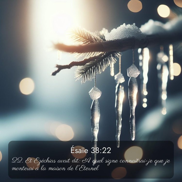 Segond Ésaïe 38:22