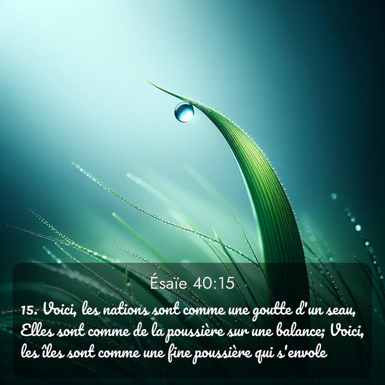 image nature avec verset biblique de la Bible