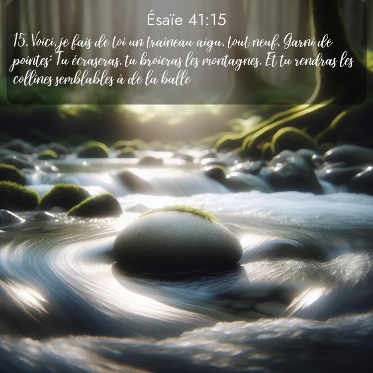 image nature avec verset biblique de la Bible