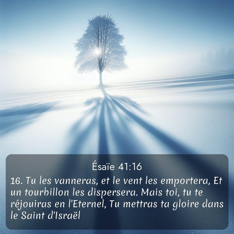 image nature avec verset biblique de la Bible