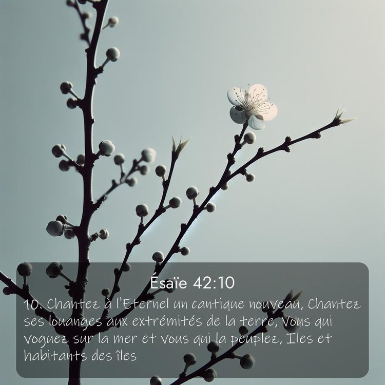 image nature avec verset biblique de la Bible