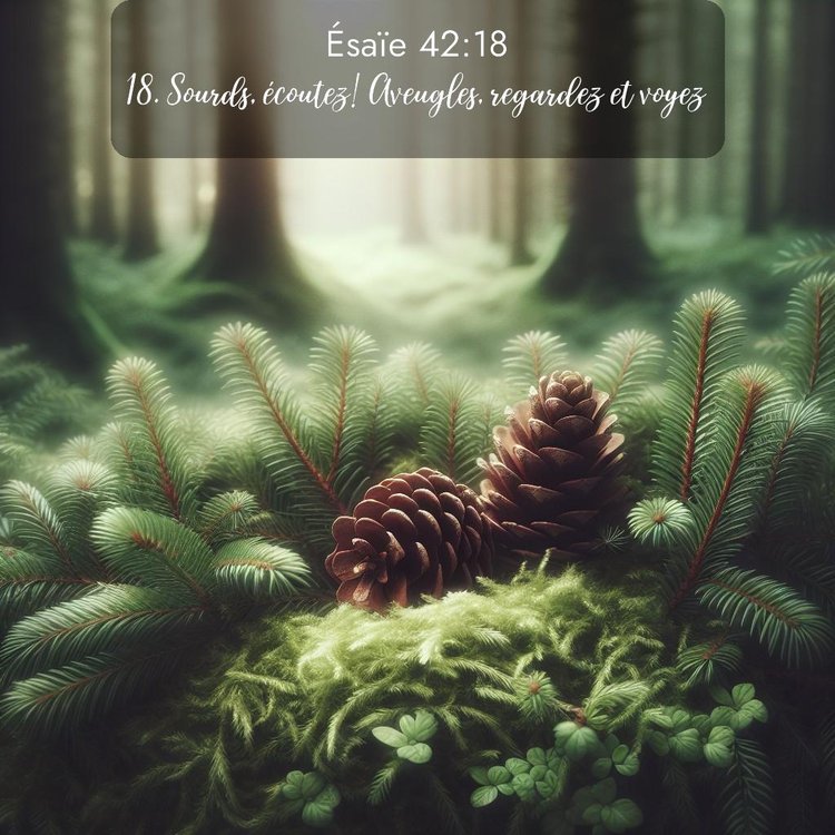 Segond Ésaïe 42:18