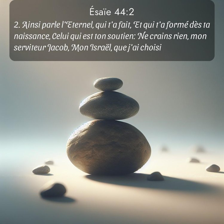 Segond Ésaïe 44:2