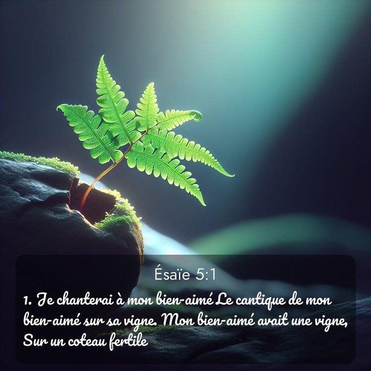 image nature avec verset biblique de la Bible