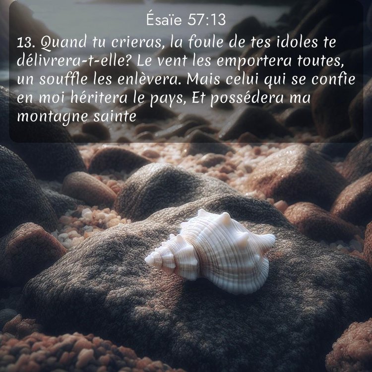 Segond Ésaïe 57:13