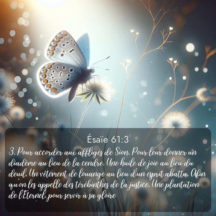 image nature avec verset biblique de la Bible