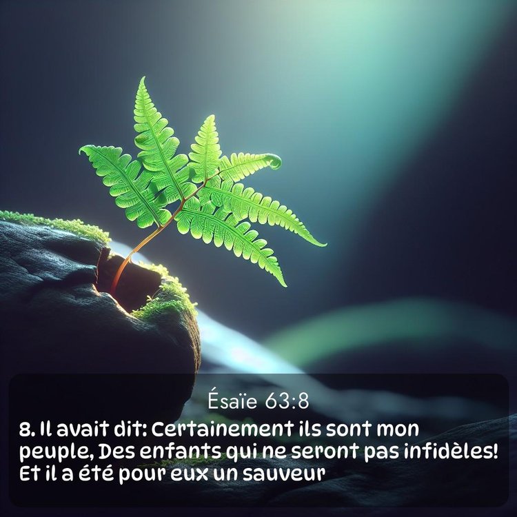 Segond Ésaïe 63:8