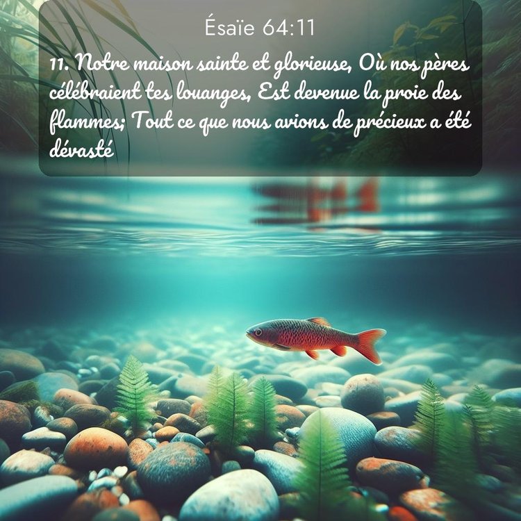 Segond Ésaïe 64:11