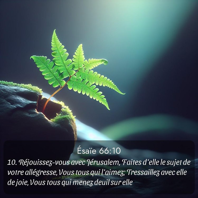 Segond Ésaïe 66:10