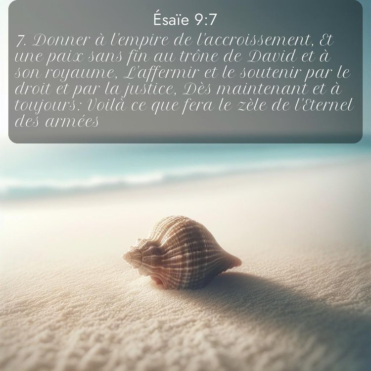 Segond Ésaïe 9:7