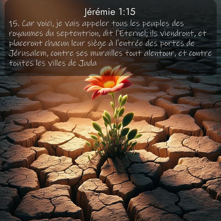 Segond Jérémie 1:15