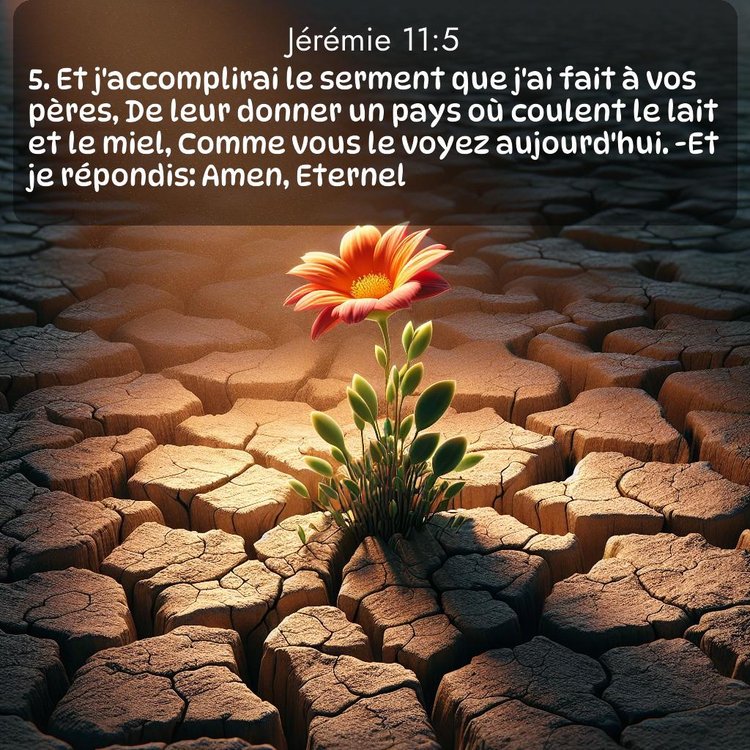 Segond Jérémie 11:5