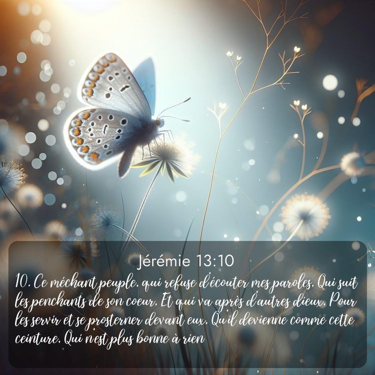 Segond Jérémie 13:10