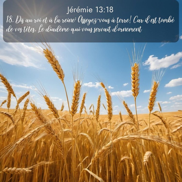 Segond Jérémie 13:18