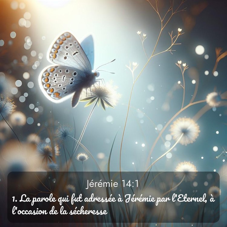 Segond Jérémie 14:1