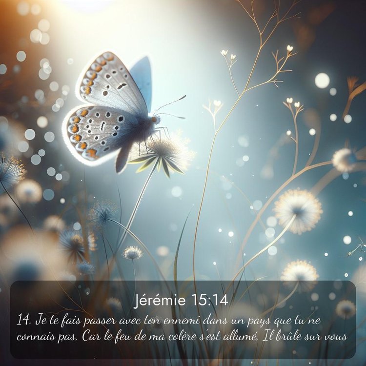 Segond Jérémie 15:14