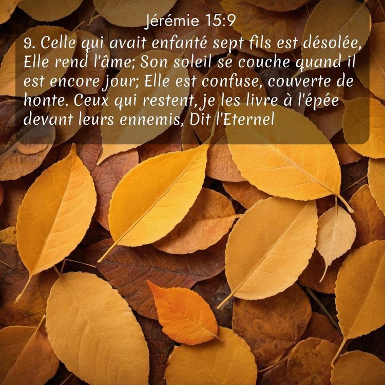 image nature avec verset biblique de la Bible