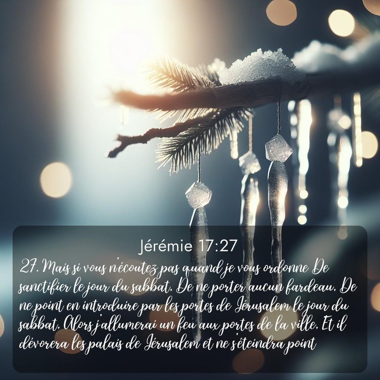 Segond Jérémie 17:27