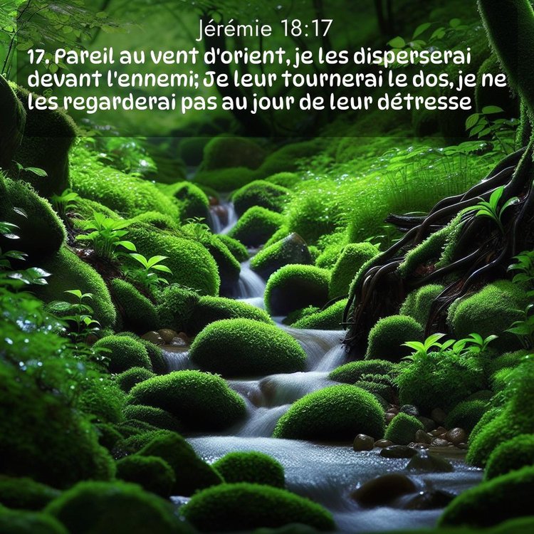 Segond Jérémie 18:17