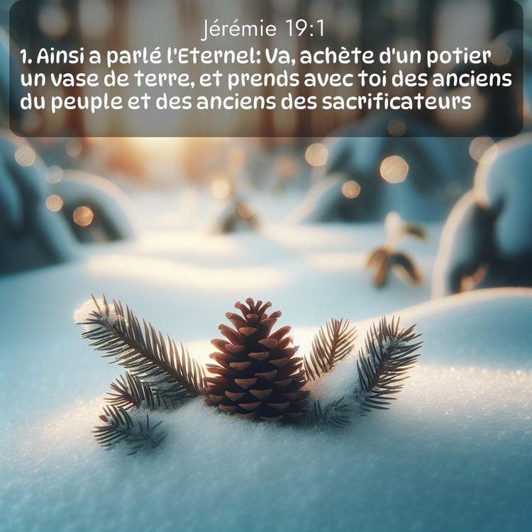 Segond Jérémie 19:1