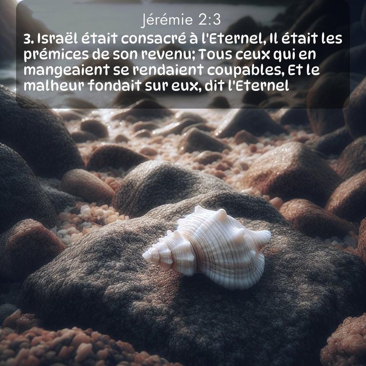 Segond Jérémie 2:3