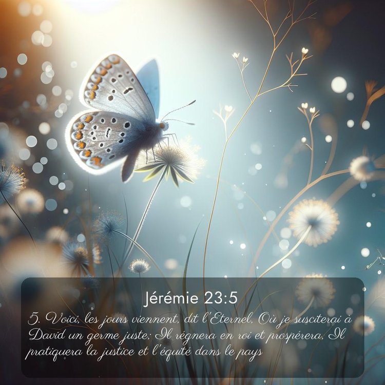 Segond Jérémie 23:5