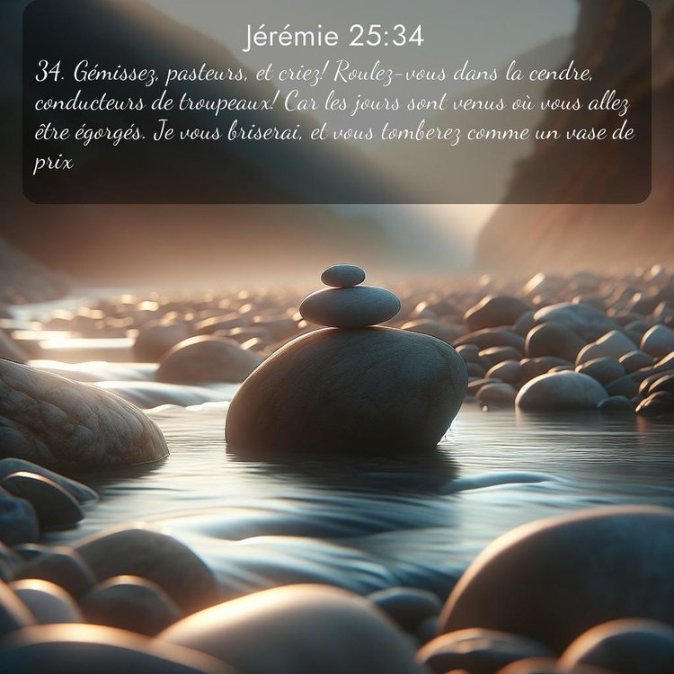 Segond Jérémie 25:34