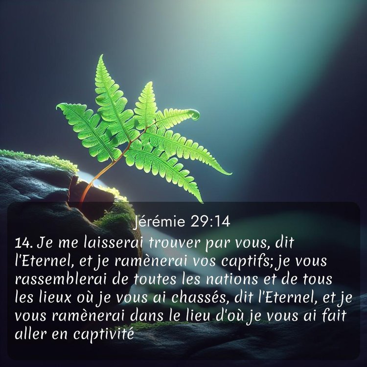 image nature avec verset biblique de la Bible