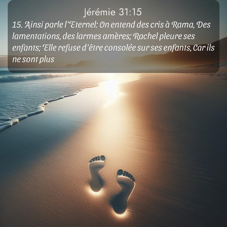 Segond Jérémie 31:15