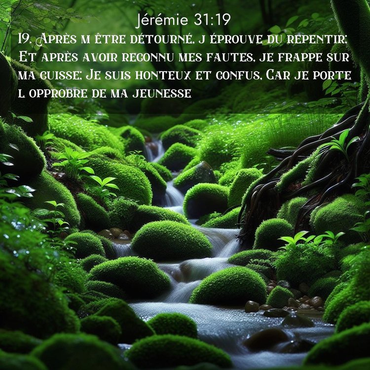 Segond Jérémie 31:19