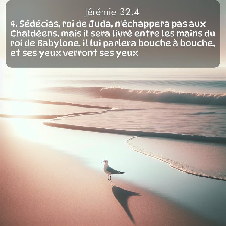 Segond Jérémie 32:4