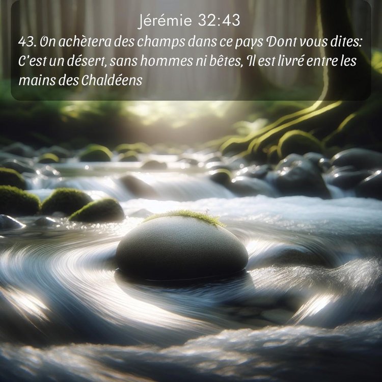 Segond Jérémie 32:43