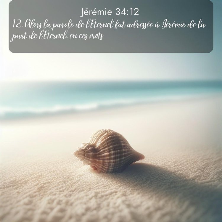 Segond Jérémie 34:12