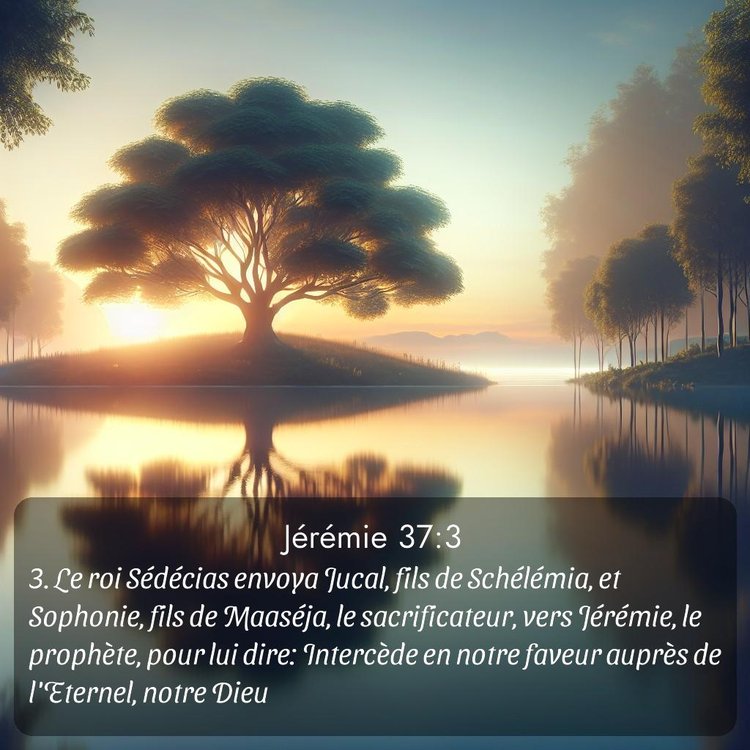 Segond Jérémie 37:3