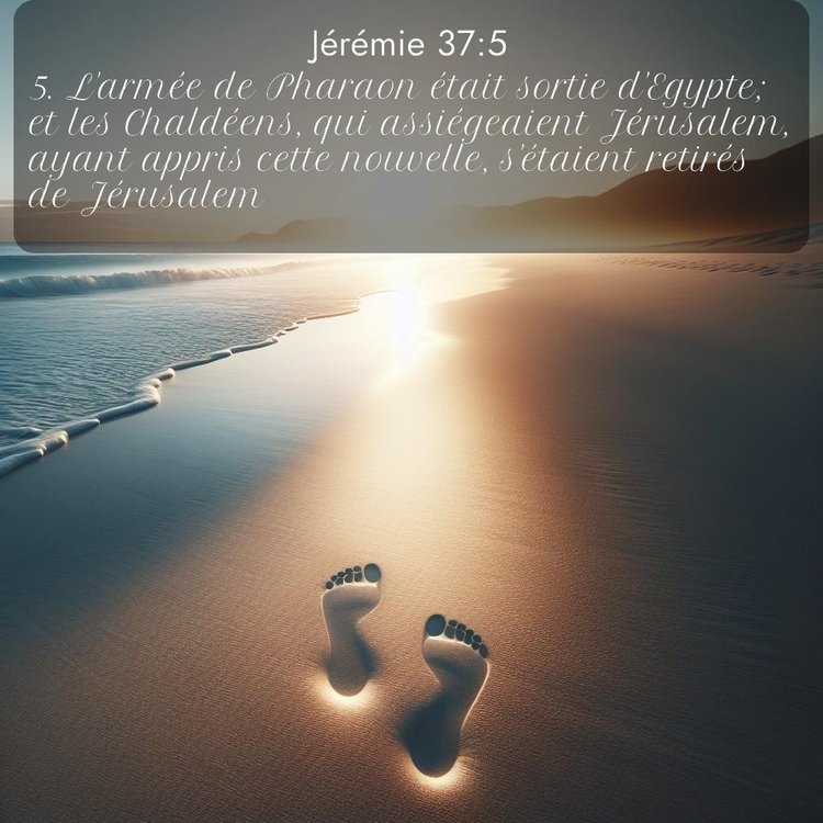 Segond Jérémie 37:5