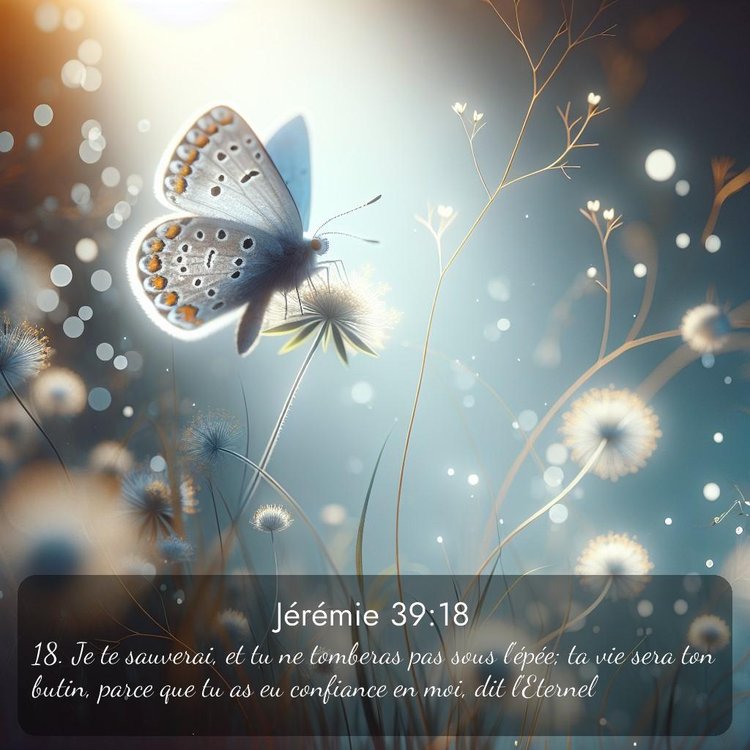 Segond Jérémie 39:18