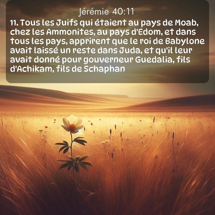 image nature avec verset biblique de la Bible
